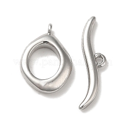 Brass Toggle Clasps&nbsp;KK-P239-04G
