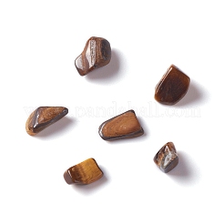 天然タイガーアイチップビーズ  穴がない  5~10.5x5~7x2~4mm  約3000個/1000g&nbsp;G-O103-19A