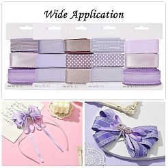 9 Yards 3 Styles Polyester Ribbon&nbsp;SRIB-A014-I04