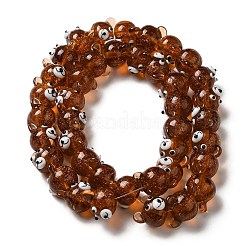 Handmade Gold Sand Lampwork Beads&nbsp;LAMP-Q033-03A