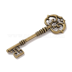 Skeleton Key Tibetan Style Alloy Big Pendants&nbsp;TIBEP-S293-033AB-LF