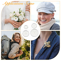DIY Blank Dome Brooch Making Kit&nbsp;DIY-DC0002-01