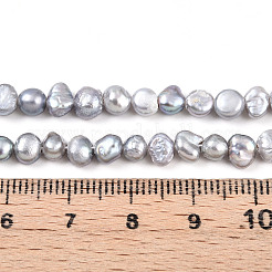 Natural Cultured Freshwater Pearl Beads Strands&nbsp;PEAR-N014-04I