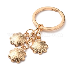 Cute Enamel Keychain&nbsp;KEYC-WH0025-048G-05