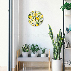 MDF Printed Wall Clock&nbsp;HJEW-WH0058-010