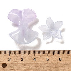 模造ゼリーアクリルビーズ  混合図形  ライラック  7.5~27x7.5~29.5x2.5~7.5mm  穴：1.5~2mm&nbsp;OACR-H039-02D