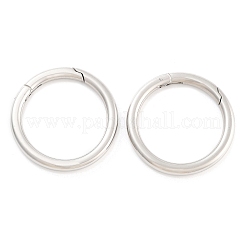 変色しない316ステンレススチール製スプリングゲートリング  リング  ステンレス鋼色  35x4mm&nbsp;STAS-M296-01P-I