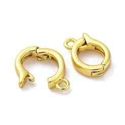 Brass Fold Over Clasps&nbsp;LS-KK-Z078-44G