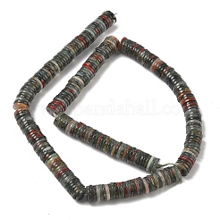 Natural African Bloodstone Beads Strands&nbsp;G-G329-B06-8x1mm