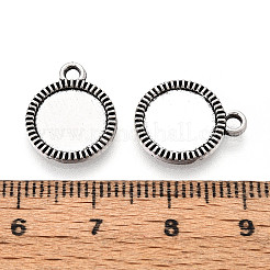 Tibetan Style Alloy Pendant Cabochon Settings&nbsp;PALLOY-N178-01AS