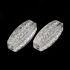 Transparent Acrylic European Beads&nbsp;TACR-G048-10