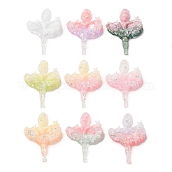 Luminous Opaque Resin Cabochons&nbsp;CRES-L045-14
