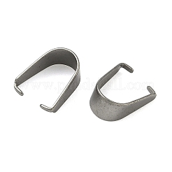 変色しにくい201ステンレススチール製スナップオンベイル  サイズ：幅さ約8mm  長さ10.5mm  厚さ0.5mm&nbsp;X-STAS-Q007-1