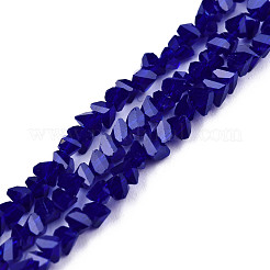 Opaque Solid Color Glass Beads Strands&nbsp;GLAA-N052-01-A