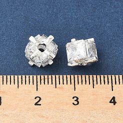 Brass Cubic Zirconia Beads&nbsp;KK-A254-15S