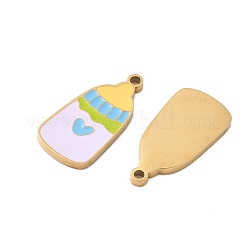 304 Stainless Steel Enamel Pendants&nbsp;X1-STAS-G360-04G-03