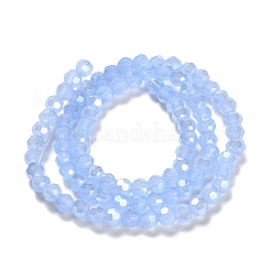 Electroplate Glass Beads Strands&nbsp;EGLA-A035-J4mm-A03