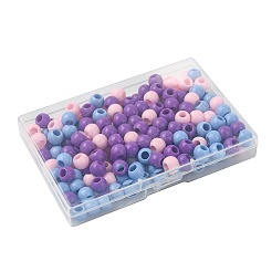 180Pcs 3 Colors Opaque Acrylic European Beads Beads&nbsp;SACR-FS0001-53