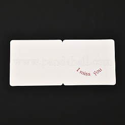 Rectangle Hollow Fold Paper Greeting Card&nbsp;DIY-Z007-18C