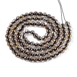 Crackle Transparent Glass Beads Strands&nbsp;X1-GLAA-N030-8mm-01B