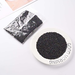 12/0 ガラスシードビーズ  アイリスラウンド  カラフル  2mm  穴：1mm  約30000個/ポンド&nbsp;SEED-A009-2mm-603