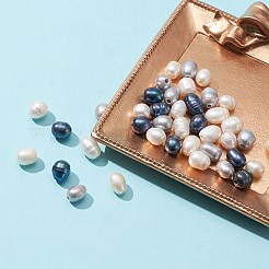 40Pcs 3 Colors Natural Cultured Freshwater Pearl Loose Beads&nbsp;PEAR-FS0001-01