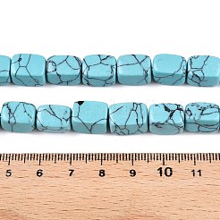 Synthetic Turquoise Dyed Beads Strands&nbsp;G-T138-99
