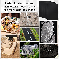 6 Sheets ABS Plastic Board&nbsp;DIY-OC0015-90