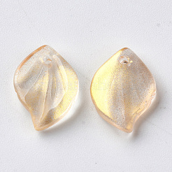 Transparent Spray Painted Glass Pendants&nbsp;GLAA-S054-001B-02