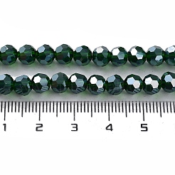 Electroplate Glass Bead Strands&nbsp;EGLA-R015-6mm-17