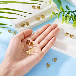 8 Pairs 8 Styles PVD Vacuum Plating 304 Stainless Steel Stud Earrings for Women&nbsp;EJEW-TA0001-45