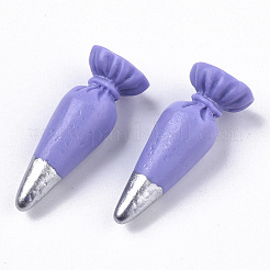 オペーク樹脂ビーズ  穴がない  コーン  ミックスカラー  32.5x13x10mm&nbsp;CRES-N022-96