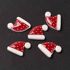 Christmas Themed Opaque Resin Cabochons&nbsp;LS-CRES-P022-08