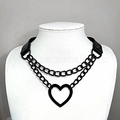 Punk-style Imitation Leather Chocker Necklaces&nbsp;NJEW-CL0001-29