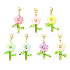 Flower Acrylic Pendant Decorations&nbsp;HJEW-JM04160