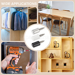 90Pcs 3 Colors Iron Furniture Shelf Support Pegs with Plastic Non-Slip Sleeve&nbsp;AJEW-BC0009-14
