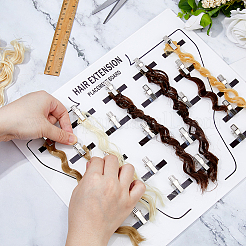 Body Printed Acrylic Hair Extension Holder&nbsp;ODIS-WH0079-044A