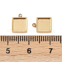 304 Stainless Steel Pendant Cabochon Settings&nbsp;STAS-A194-05I-G
