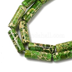 Dyed Natural Imperial Jasper Beads Strands&nbsp;G-H087-H01-01B