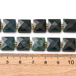 Natural Moss Agate Beads Strands&nbsp;G-F839-A24-01