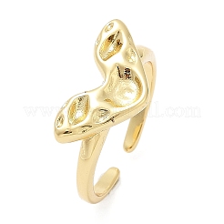 Brass Adjustable Open Cuff Rings&nbsp;RJEW-R032-04G