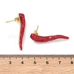 Brass Stud Earrings for Women&nbsp;EJEW-A167-18G