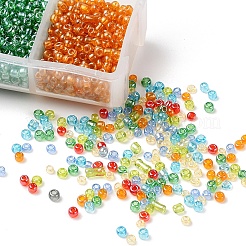 3500Pcs 7 Colors 12/0 Glass Round Seed Beads&nbsp;SEED-YW0001-20