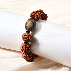 菩提キングコングビーズストレッチブレスレット  カメ  3/4x7/8インチ（1.85x2.25cm）  内径：2-1/2インチ（6.5cm）&nbsp;BJEW-M110-04A
