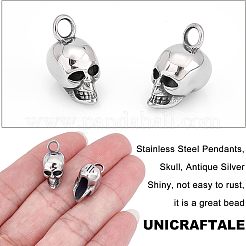 8Pcs 304 Stainless Steel Pendants&nbsp;STAS-UN0037-53