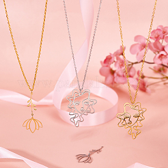 8Pcs 2 Style 201 Stainless Steel Pendants&nbsp;STAS-DC0001-02