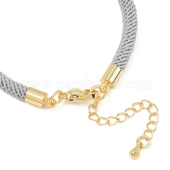 4.5MM Round Nylon Milan Cord Bracelet Making&nbsp;LS-BJEW-I245-01G-27