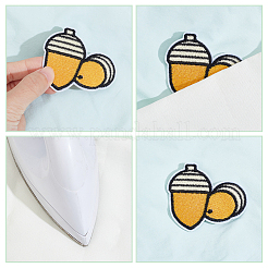 Fruit Computerized Embroidery Cloth Iron on/Sew on Patches&nbsp;DIY-WH0656-32