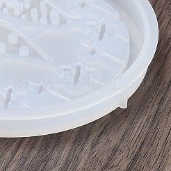 クリスマステーマの DIY シリコンキャンドルディスプレイ型  レジン型  UVレジン用  エポキシ樹脂ジュエリー作り  gnome  123x111x11mm&nbsp;SIMO-H021-03B