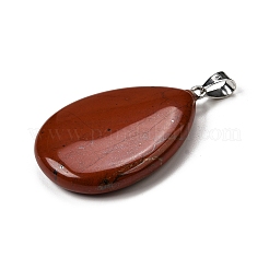 Natural Red Jasper Pendants&nbsp;G-F820-14P-14